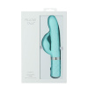 фото Роскошный кролик с ротацией и вибрацией Pillow Talk Lively, Teal, кристалл Сваровски, тройной отрост  || фото Розкішний кролик з ротацією та вібрацією Pillow Talk Lively Teal, кристал Сваровскі, потрійний відро 
