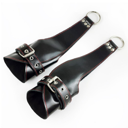 фото Поручи для подвеса  Fetish Hand Cuffs For Suspension из натуральной кожи  || фото Поручи для підвісу Fetish Hand Cuffs For Suspension із натуральної шкіри 