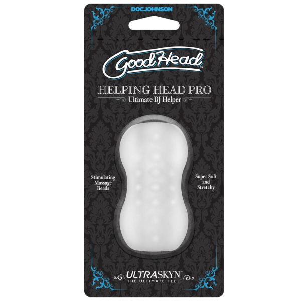 купити Мастурбатор Doc Johnson GoodHead – Helping Head Pro – Frost