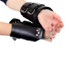 фото Манжеты для подвеса за руки Kinky Hand Cuffs For Suspension из натуральной кожи, цвет черный  || фото Манжети для підвісу за руки Kinky Hand Cuffs For Suspension з натуральної шкіри, колір чорний 