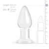 фото Стеклянная анальная пробка Gildo Glass Buttplug No. 24  || фото Скляна анальна пробка Gildo Glass Buttplug No. 24 