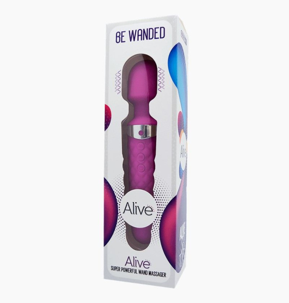 купить Мини-вибромассажер Alive Be Wanded Purple
