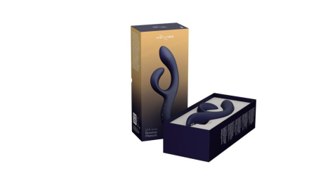 фото Смарт вибратор-кролик We-Vibe Nova Midnight Blue, эргономичный, регулируемый угол наклона ствола  || фото Смарт вібратор-кролик We-Vibe Nova Midnight Blue, ергономічний, регульований кут нахилу стовбура 