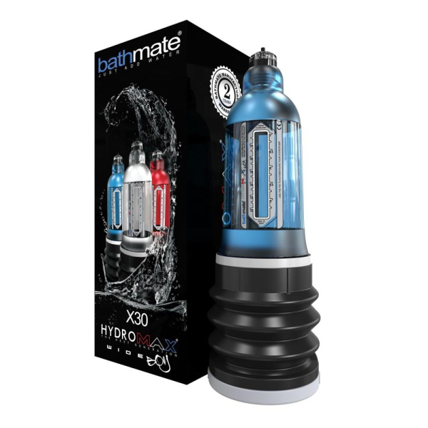 купити Гідропомпа Bathmate Hydromax 7 WideBoy Blue (X30) для члена довжиною від 12,5 до 18 см, діаметр до 5