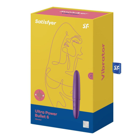 фото Минивибратор Satisfyer Ultra Power Bullet 6 Violet  || фото Мінівібратор Satisfyer Ultra Power Bullet 6 Violet 