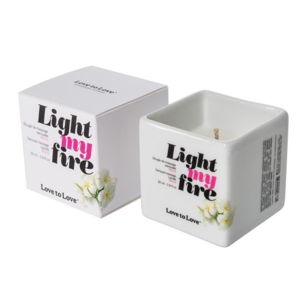 купить Массажная свеча Love To Love LIGHT MY FIRE Monoi  (80 мл) без парабенов и консервантов
