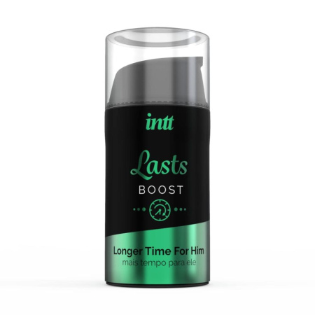 фото Пролонгатор для мужчин Intt Lasts (15 мл) с экстрактом гвоздики и мяты  || фото Пролонгатор для чоловіків Intt Lasts (15 мл) з екстрактом гвоздики та м'яти 
