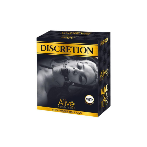купить Воздухопроницаемый кляп Alive Discretion Black