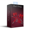 фото Набор Feral Feelings BDSM Kit 3 Red, наручники, поножи, коннектор  || фото Набір Feral Feelings BDSM Kit 3 Red, наручники, поножі, конектор 