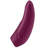 фото Вакуумный клиторальный стимулятор Satisfyer Curvy 1+ Rose Red с управлением через интернет  || фото Вакуумный клиторальный стимулятор Satisfyer Curvy 1+ Rose Red 