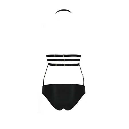 фото Боди монокини под латекс LAMIS BODY black L/XL - Passion Exclusive  || фото Боді монокіні під латекс LAMIS BODY black L/XL - Passion Exclusive 