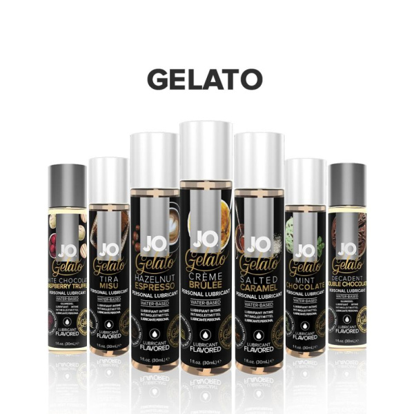 купить Смазка на водной основе System JO GELATO CremeBrulee (30мл) без сахара, парабенов и пропиленгликоля