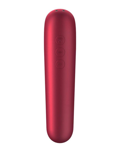 купить Смарт вибратор и вакуумный стимулятор 2-в-1 Satisfyer Dual Love Pink