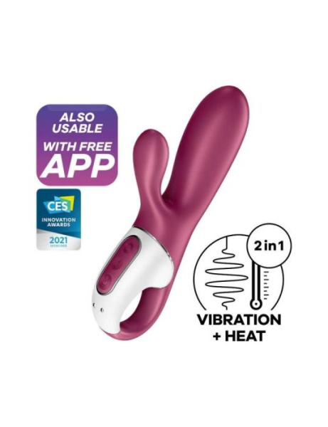 купить Смарт вибратор кролик с подогревом Satisfyer Hot Bunny