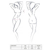 фото Комплект белья GIANA BIKINI white XXL/XXXL - Passion: полупрозрачные лиф и трусики с бантиками  || фото Комплект білизни GIANA BIKINI white XXL/XXXL - Passion: напівпрозорі ліф і трусики з бантиками 