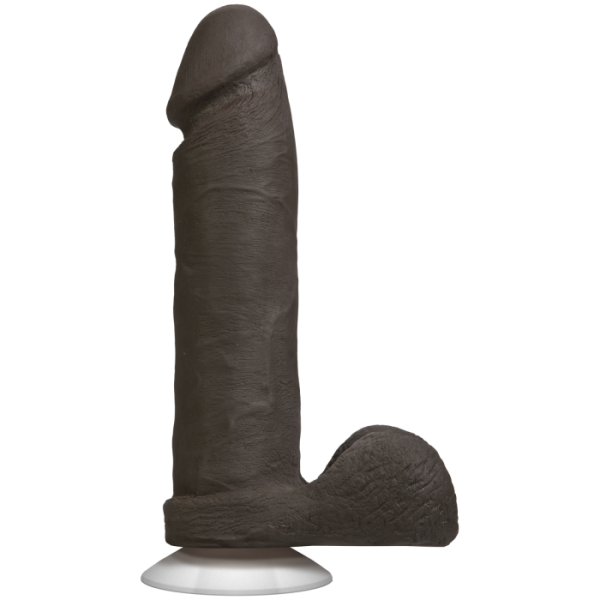 купити Фалоімітатор Doc Johnson The Realistic Cock 8 inch Black - ULTRASKYN, Vack-U-Lock, діаметр 5,1 см