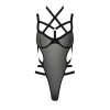 фото Боди-монокини HAGAR BODY black L/XL - Passion Exclusive  || фото Боді-монокіні HAGAR BODY black L/XL - Passion Exclusive 