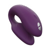 фото Смарт-вибратор для пар We-Vibe Chorus Purple, сенсорное управление вибрациями сжатием пульта