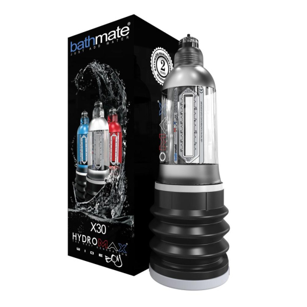купить Гидропомпа Bathmate Hydromax 7 WideBoyClear (X30) для члена длиной от 12,5 до 18см, диаметр до 5,5см