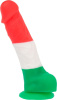 фото Цветной фаллоимитатор ADDICTION - LEONARDO - 7" - 3 COLOURS, 17,8 см, силикон