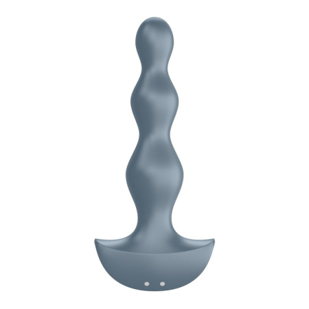 фото Анальный стимулятор-бусины с двумя моторами Satisfyer Lolli-Plug 2 Ice blue  || фото Анальний стимулятор-намистини з двома моторами Satisfyer Lolli-Plug 2 ice blue 