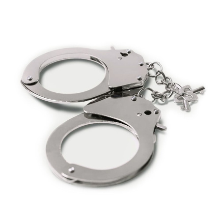 фото Наручники металлические Adrien Lastic Handcuffs Metallic (полицейские)  || фото Наручники металеві Adrien Lastic Handcuffs Metallic (поліцейські) 