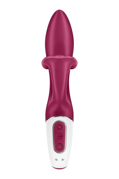 купить Вибратор кролик с тройным отростком Satisfyer Embrace me Berry, 2 мотора, диаметр 3,6 см