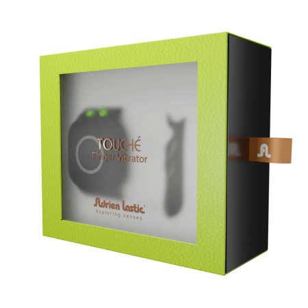 Вібратор на палець Adrien Lastic Touche (L) для глибокої стимуляції з пультом керування на руці