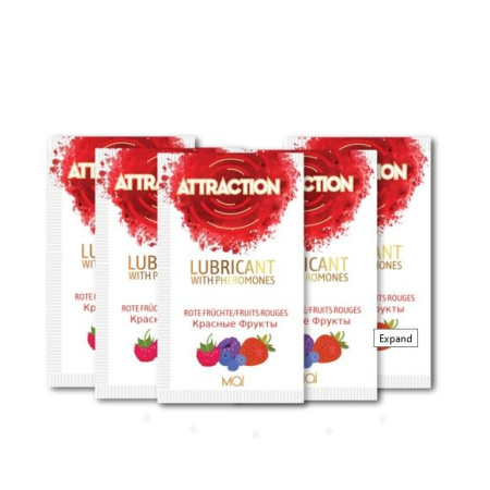 Пробник лубриканту з феромонами MAI ATTRACTION LUBS RED FRUITS (10 мл)