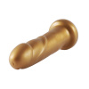 фото Золотой фаллоимитатор Hismith 6.8″ Golden Silicone Dildo, система KlicLok  || фото Золотий фалоімітатор Hismith 6.8″ Golden Silicone Dildo, система KlicLok 