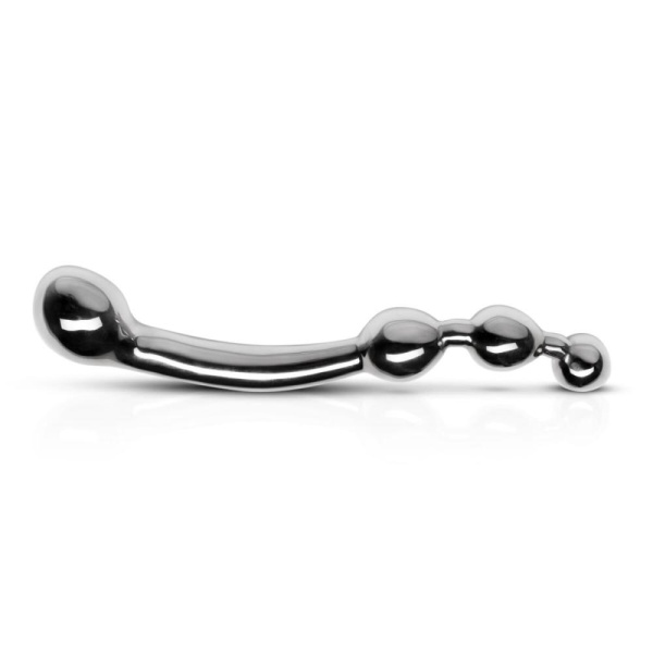 купить Металлический анально-вагинальный стимулятор Sinner Gear Unbendable Metal Anal Dildo