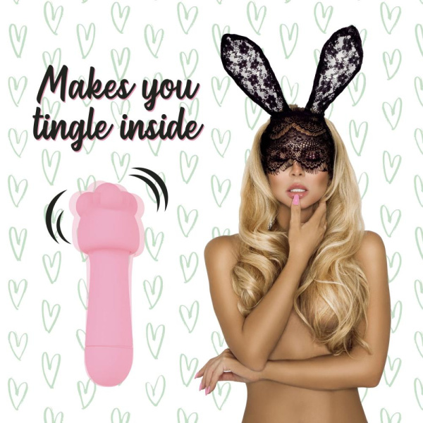 купить Мини-вибратор FeelzToys Mister Bunny Pink с двумя насадками