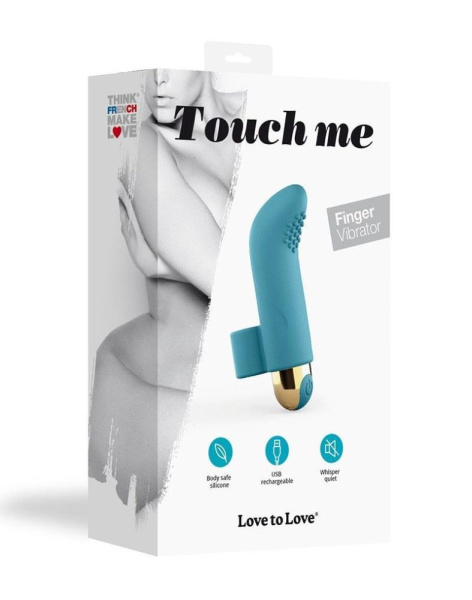 купить Вибратор на палец Love To Love TOUCH ME PETROLE перезаряжаемый, мощный мотор