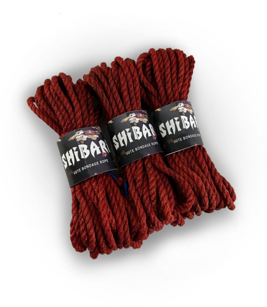 купить Джутовая веревка для Шибари Feral Feelings Shibari Rope, 8 м красная