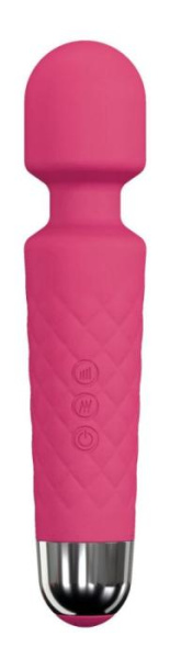Минивибромассажер Dorcel Wand Wanderful Magenta мощный, водонепроницаемый, 18 режимов работы