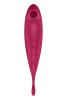фото Смарт-вибратор для клитора с вакуумной стимуляцией Satisfyer Twirling Pro+ dark red  || фото Смарт-вібратор для клітора з вакуумною стимуляцією Satisfyer Twirling Pro+ dark red 