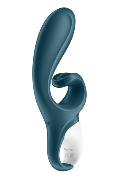 купить Смарт вибратор кролик Satisfyer Hug Me Bluegrey, 2 мотора, диаметр 4,2см, широкая клиторальная часть
