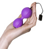 фото Вагинальные шарики с вибрацией Adrien Lastic Kegel Vibe Purple, диаметр 3,7см  || фото Вагінальні кульки з вібрацією Adrien Lastic Kegel Vibe Purple, діаметр 3,7 см 