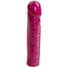 фото Фаллоимитатор Doc Johnson Radiant Gems 8 Inch Fuchsia, диаметр 4,3см, антибактериальный ПВХ