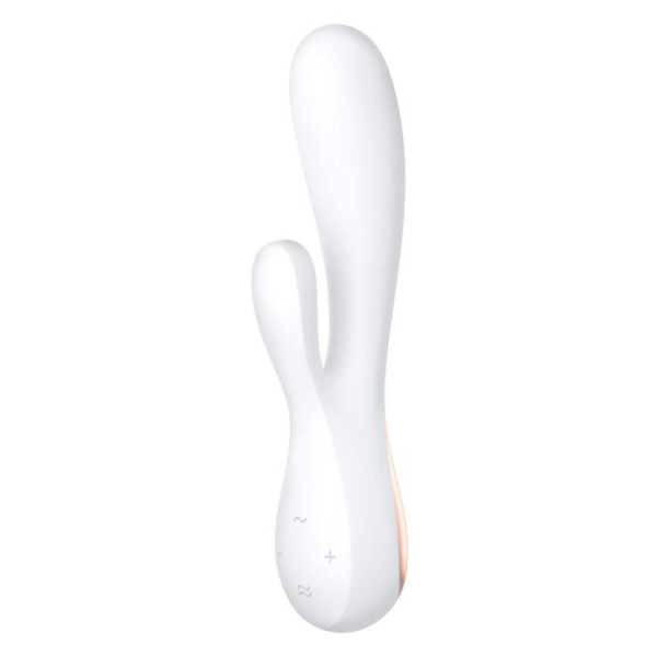 купить Смарт вибратор-кролик Satisfyer Mono Flex White, 2 мотора, управление через интернет
