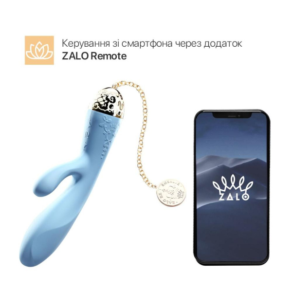 купить Смартвибратор-кролик Zalo — Rosalie Royal Blue