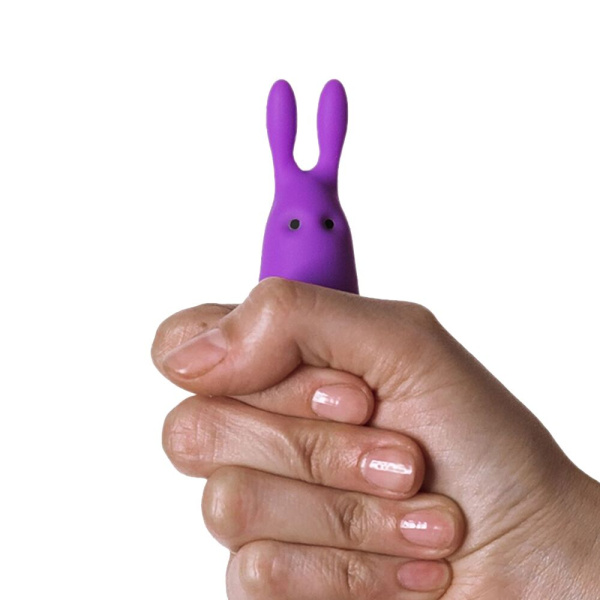 купить Вибропуля Adrien Lastic Pocket Vibe Rabbit Purple со стимулирующими ушками