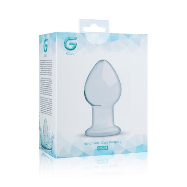 купить Стеклянная анальная пробка Gildo Glass Buttplug No. 26