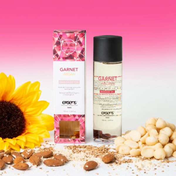 купить Массажное масло EXSENS Garnet Argan (чувственное с гранатом) 100мл, натуральное