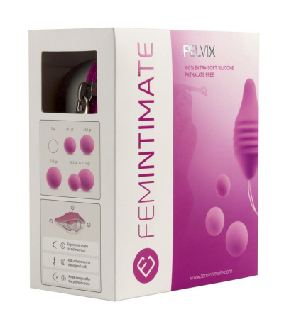 фото Тренажер Кегеля Femintimate Pelvix Concept с набором грузов, анатомически правильный  || фото Тренажер Кегеля Femintimate Pelvix Concept з набором вантажів, анатомічно правильний 