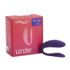 фото Недорогой вибратор для пар We-Vibe Unite Purple, однокнопочный пульт ДУ  || фото Недорогий вібратор для пар We-Vibe Unite Purple, однокнопковий пульт ДК 