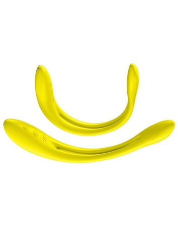 фото Универсальный гибкий вибратор для пар Satisfyer Elastic Game Yellow  || фото Універсальний гнучкий вібратор для пар Satisfyer Elastic Game Yellow 