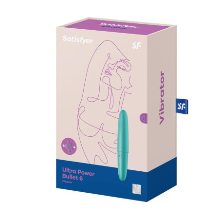 фото Минивибратор Satisfyer Ultra Power Bullet 6 Turquoise  || фото Мінівібратор Satisfyer Ultra Power Bullet 6 Turquoise 