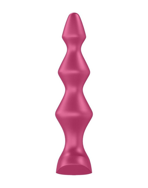купить Анальный стимулятор-бусины с двумя моторами Satisfyer Lolli-Plug 1 (Berry)
