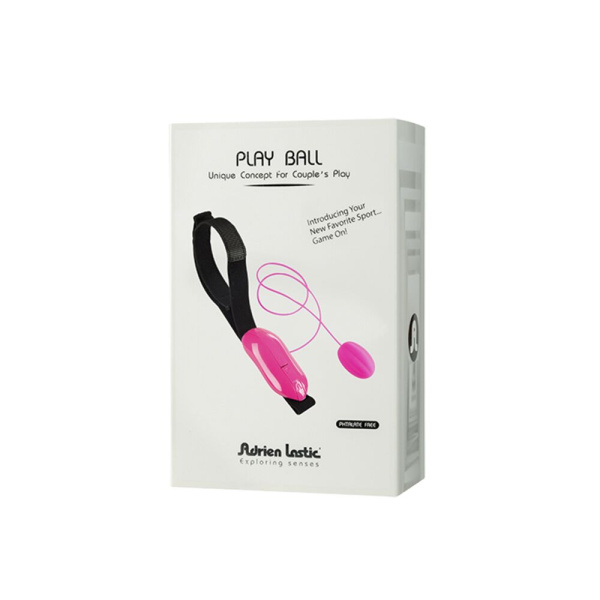 купить Виброяйцо Adrien Lastic Playball для стимуляции точки А, с турборежимом, крепление к ноге